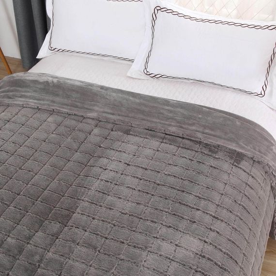 Мадлен (серая) Покрывало 220х240