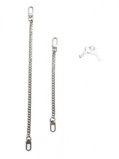 Наручники со сменными цепями Be Mine (Цвет: серебряный)