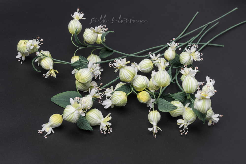 Букет из натурального шелка "Green Bells"