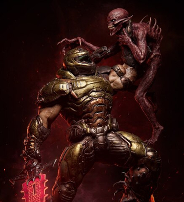 Палач Рока думгай Doomguy doom Фигурка