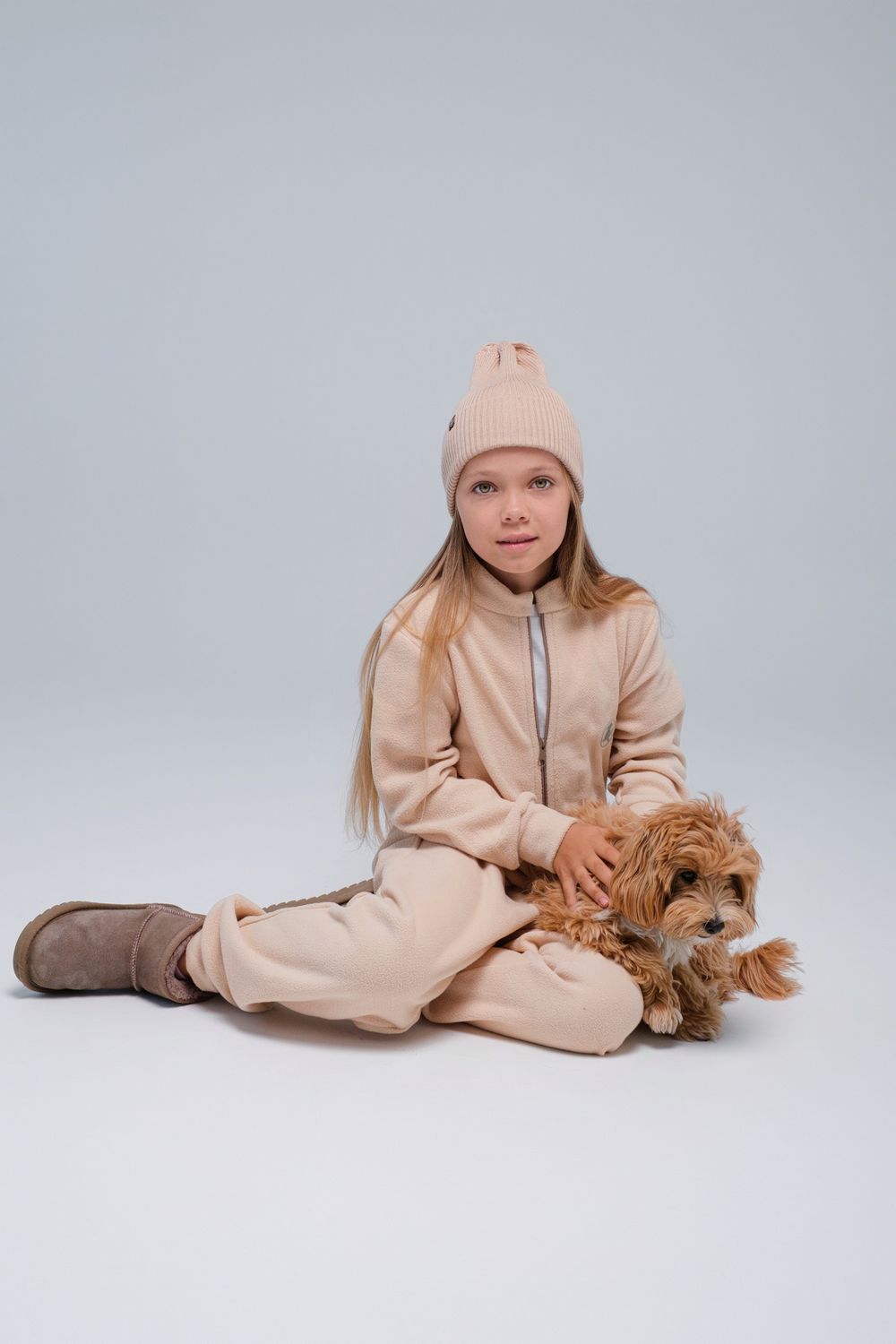 Комбинезон флисовый (Кремовый)