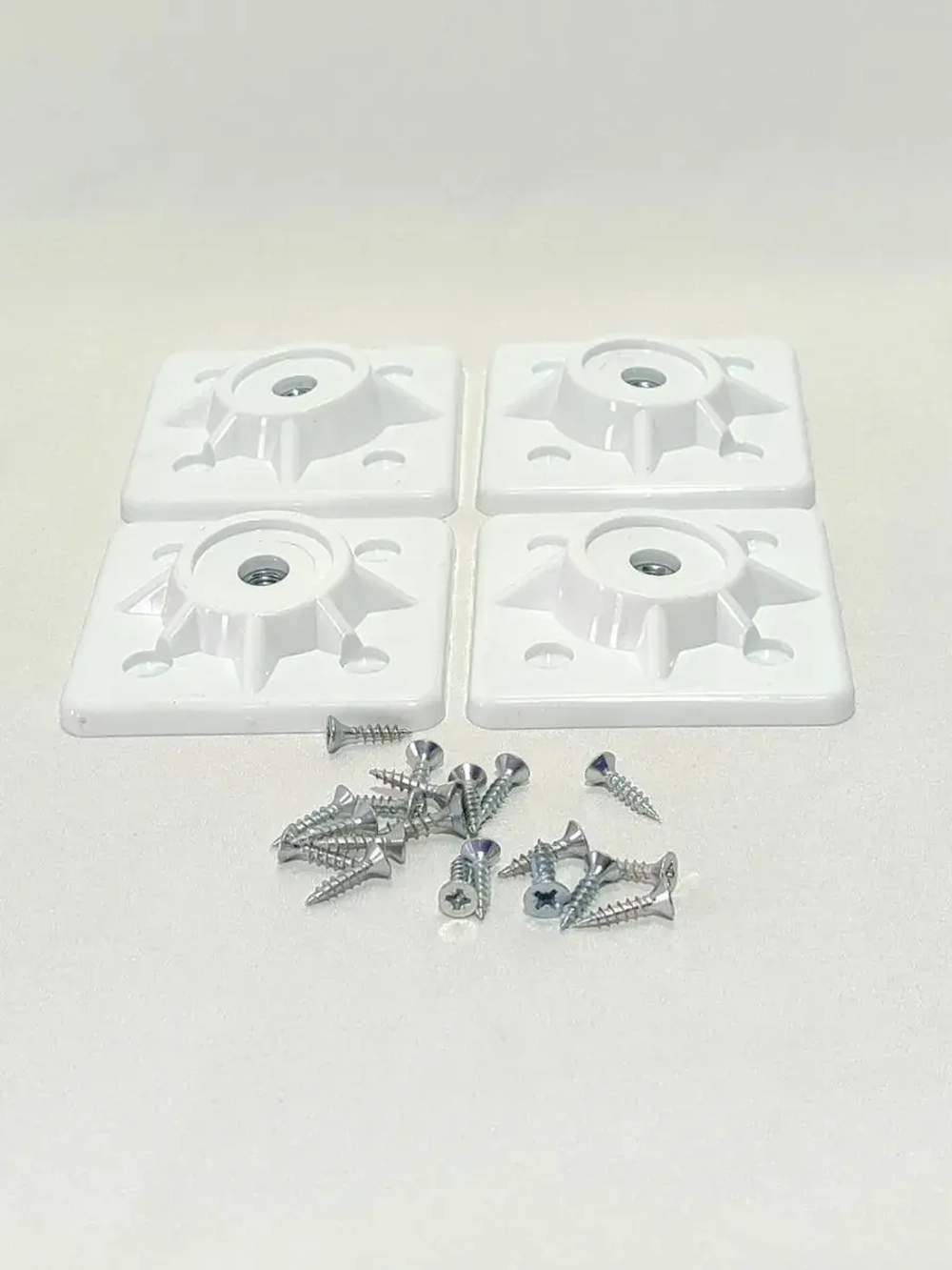 Комплект крепления для ножек стола, стульев, мебели M10 - 12 шт.