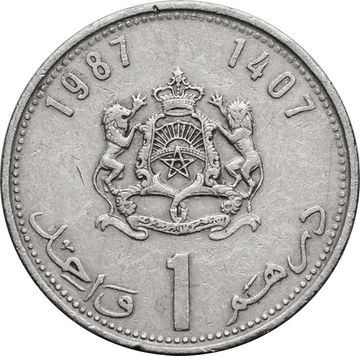 1 дирхам 1987 Марокко