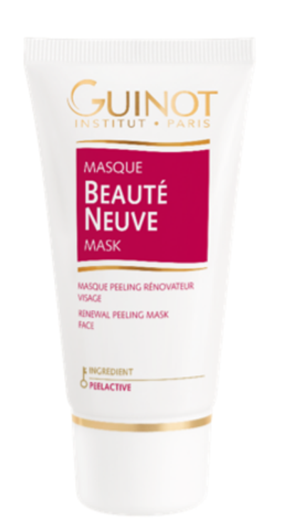 Masque Beaute Neuve Обновляющая маска-пилинг – это мультифункциональное средство для домашнего использования, которое позволяет в течение 5 минут экспозиции получить «эффект новой кожи»: разгладить поверхность, выровнять цвет лица и вернуть сияние обновленной кожи.
