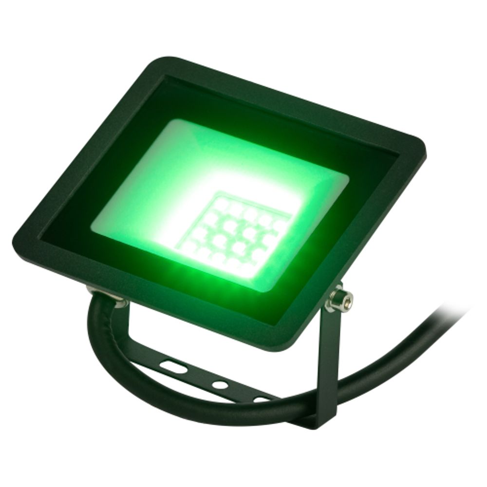 Прожектор светодиодный уличный ЭРА LPR-025-GREEN-020 20Вт зеленое свечение IP65 гарантия 2 года