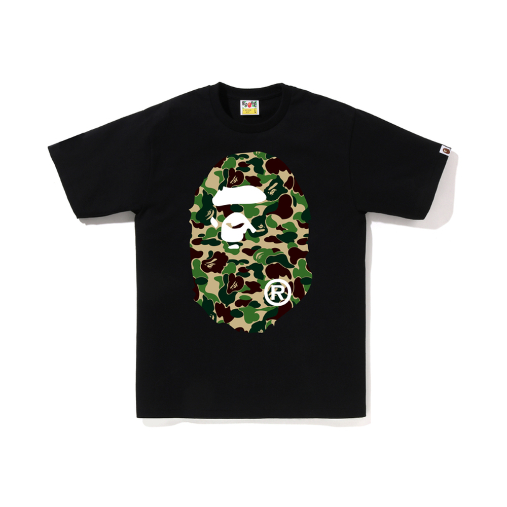 A Bathing Ape Abc Camo Big Ape Head Tee