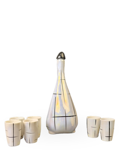 Штоф (Графин) "Гусыня" и 6 стопок (МФЗ)