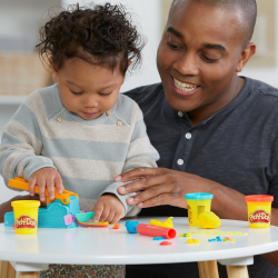 Play-Doh - Ciastolina Веселая фабрика 3 тюбика + аксессуары F8805 / артикул   F8805  / GTIN 5010996204646