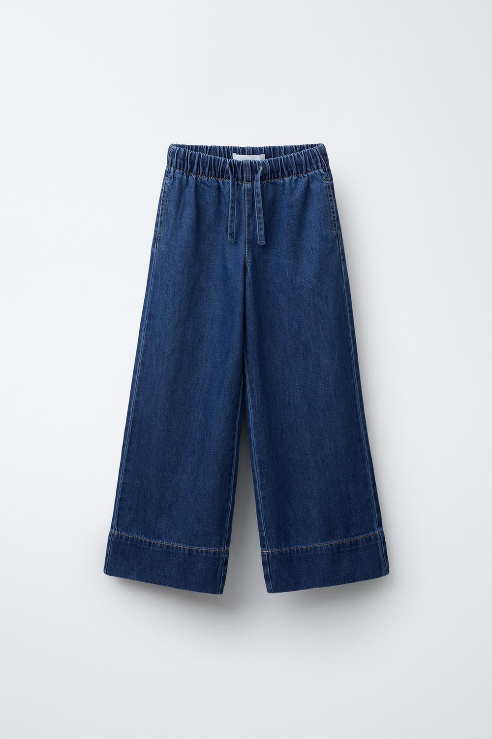 ZARA ДЖИНСЫ С ШИРОКИМИ ШТАНИНАМИ, СИНИЙ