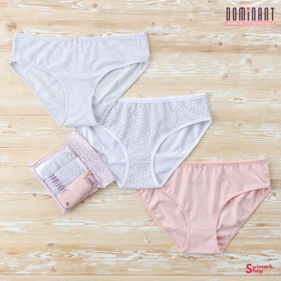 Трусики женские DOMINANT 55000-28, FULL BRIEF, 3 шт. в уп.