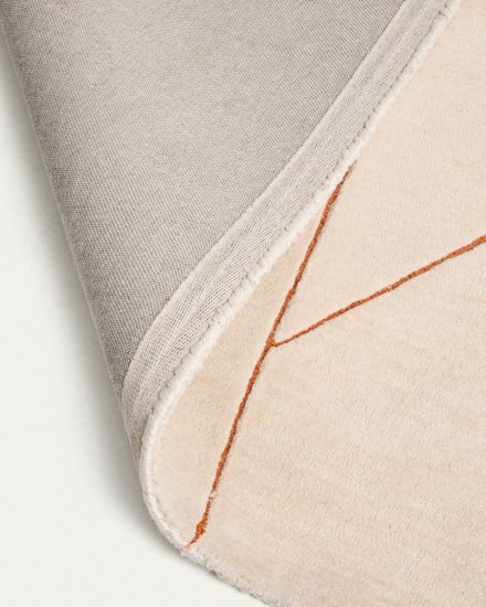 Ковер Delide из синтетического волокна цвета экрю 200 x 300 см