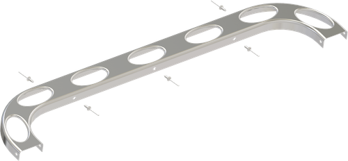 Задняя часть верхнего ободка SAWO HP02-018 для печей SCA/NR