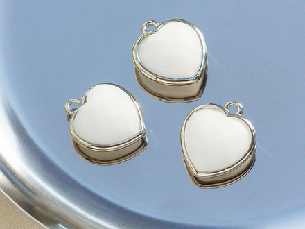 Подвеска "Сердце" 15мм, из керамики