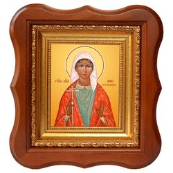 Анна Остроглазова святая мученица. Икона на холсте.