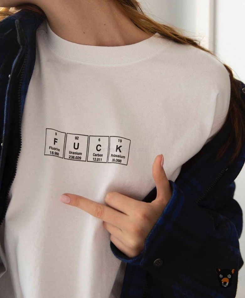 Футболка Vetements "Chemical Fuck" белая