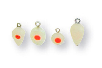 Мормышки ECOPRO фосфорные №62 "Мелкая с ушком" (100шт)