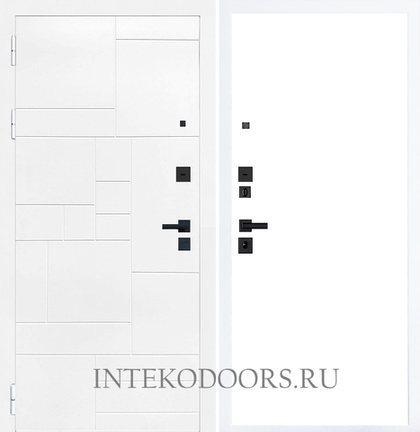 Домино Белое гладкая без рисунка