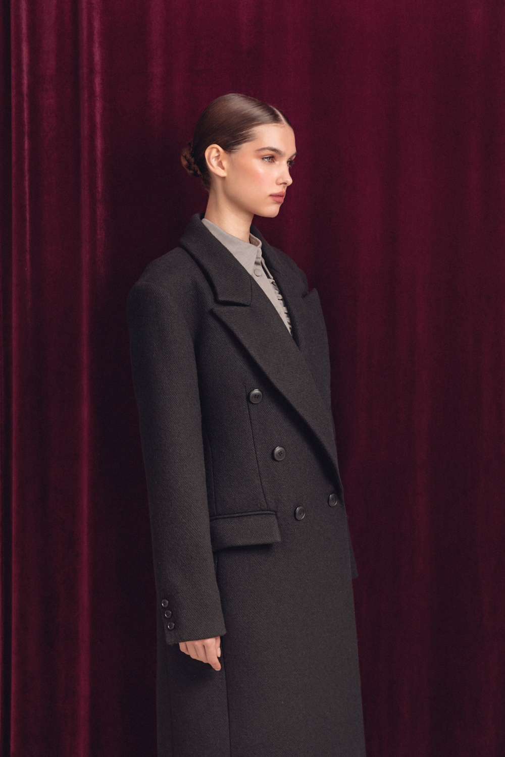 Пальто «Ингрид», черный