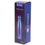 Термобутылка для напитков, нерж, 0.5 л, узк.горл, Daniks, Фиолетовый глитер, SL-50ZL7-1