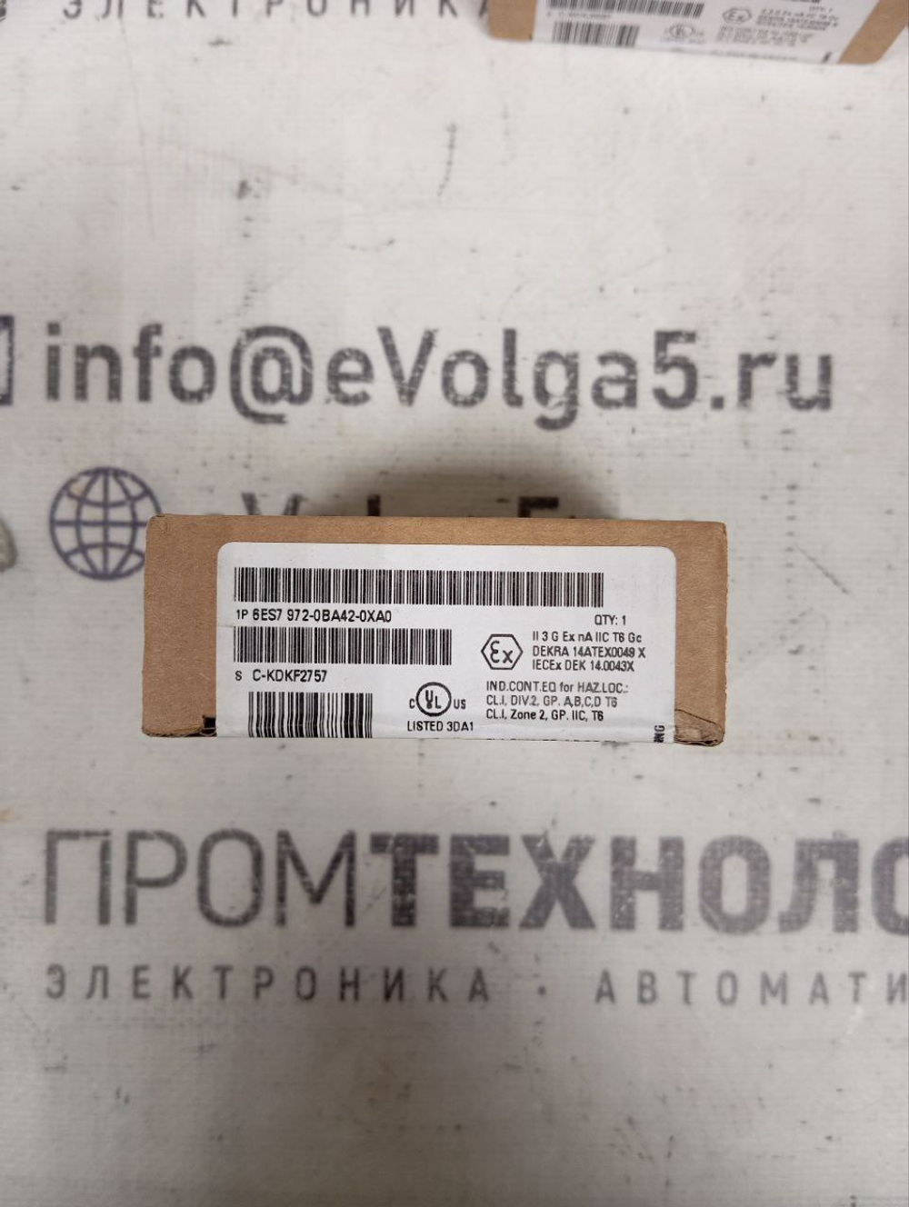 Siemens 6ES7972-0BA42-0XA0 новое