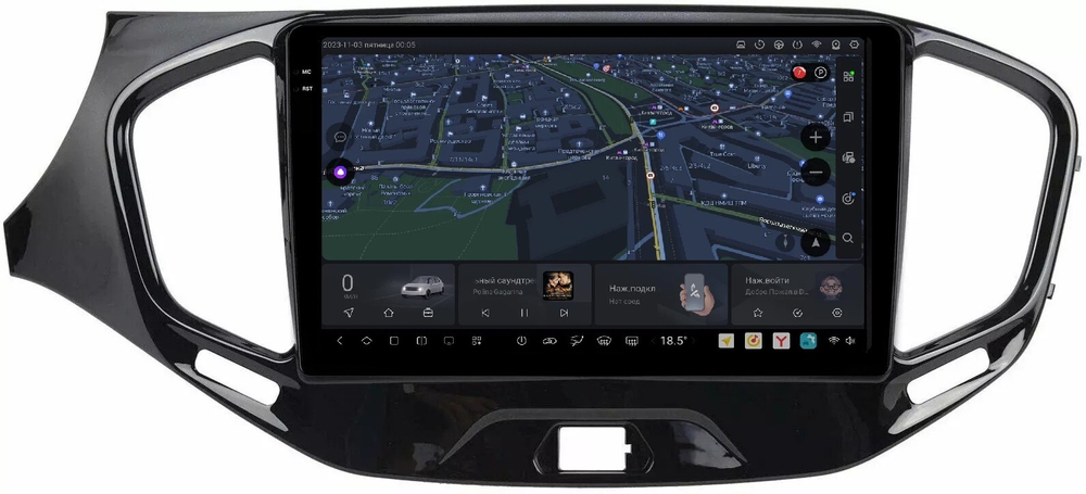 Магнитола для Lada Vesta 2015-2022, Vesta Cross - Carmedia OL-9061 QLed+2K, Android 13, UIS7870 (DUDU7), CarPlay, SIM-слот