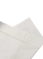 Постельное белье из страйп-сатина Ritz | White