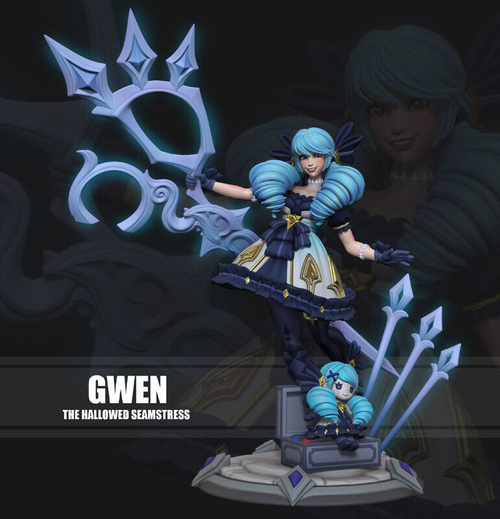 Гвен Gwen League of Legends Лига Легенд lol Коллекционная Фигурка Аниме