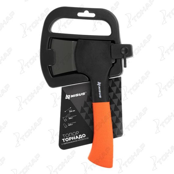 Топор Торнадо с обрезиненной рукояткой 550г (N-WL-427A) NISUS