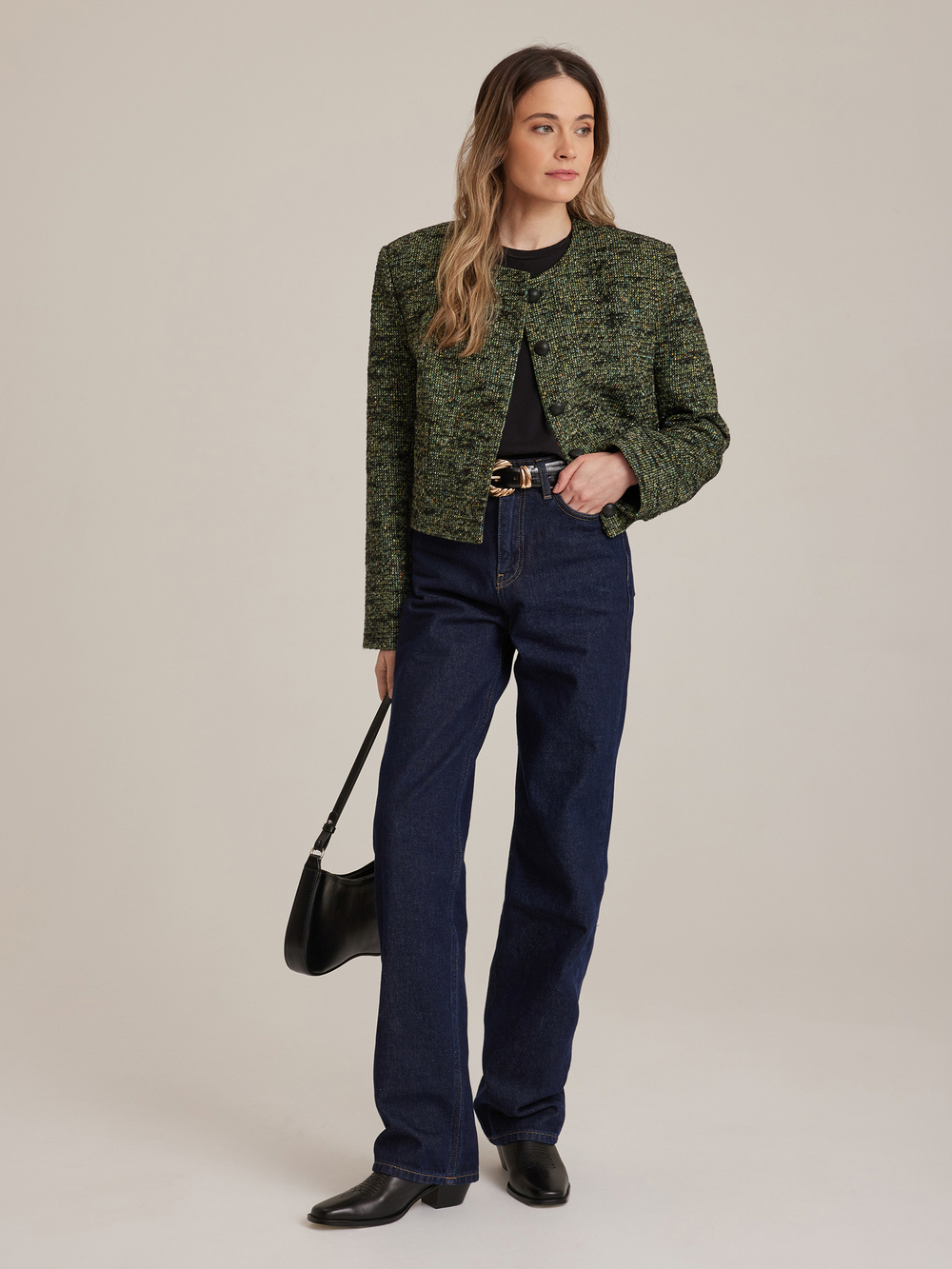 Джинсы прямые синие