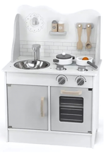 Набор "Кухня" с часами серая коробка (VIGA)