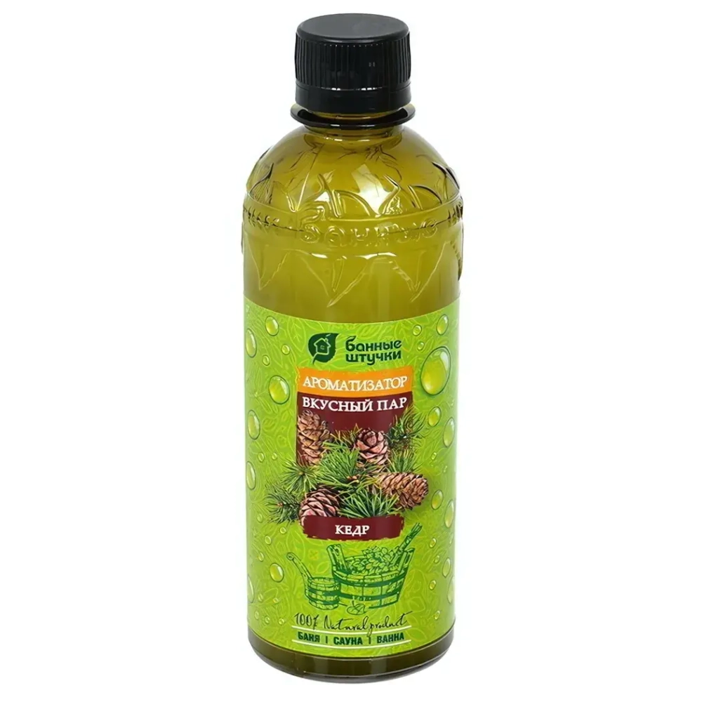 Ароматизатор «Вкусный пар» 350мл «Кедр» «Банные штучки» (отгрузка кратно 12 шт.)/12