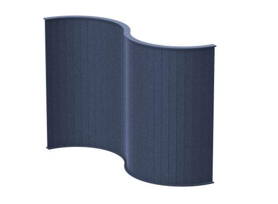 Перегородка S-образная 199х46х140