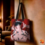 Сумка шоппер с принтом Магическая битва