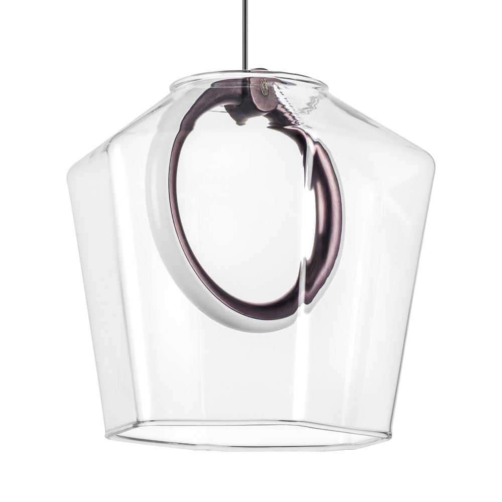 796110 Люстра CARAMELLO LED 6W 130LM КОФЕЙНЫЙ/ПРОЗРАЧНЫЙ 3000K