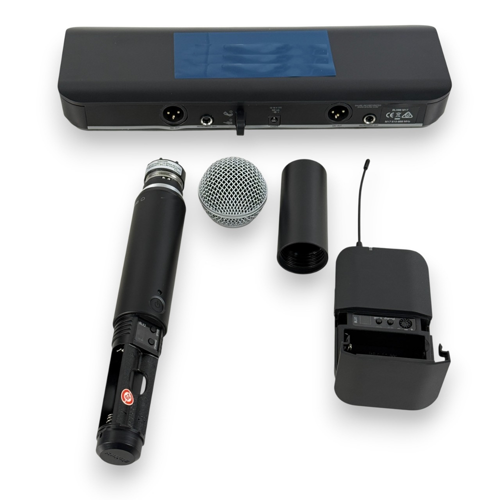 Беспроводная комбинированная система BLX1288 (SM58 + гарнитура)