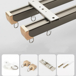 Карниз для штор, алюминиевый, потолочный и настенный монтаж