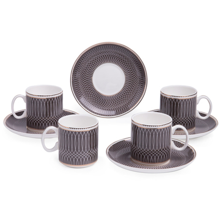 КОФЕЙНЫЙ НАБОР LEFARD "INFINITY" НА 4 ПЕР. 8 ПР. 120 МЛ