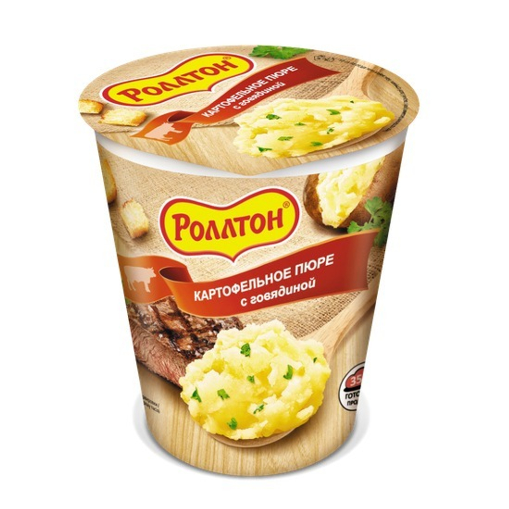 Роллтон Пюре Картофельное с Говядиной 55гр