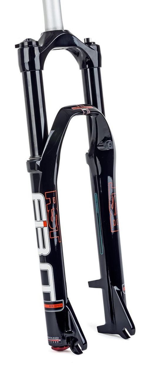 Вилка амортизационная 26"х28,6 возд.-масл. рег. гидр. блок.+отскок 100мм D черная RST F1RST 26