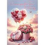 Открытка А5 "Самой прекрасной" 6800720