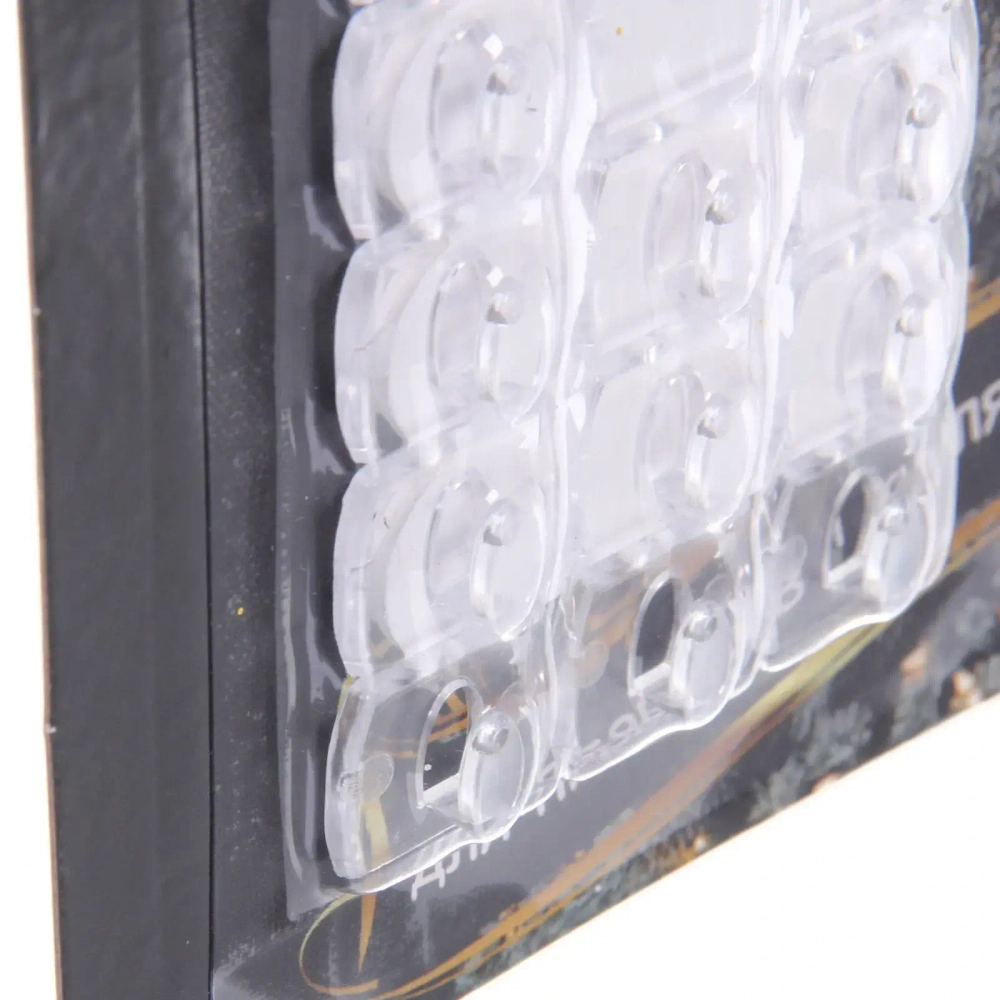 Набор крючков для крепления гирлянд «Серпантин» самоклеющиеся (20 шт), прозрачные