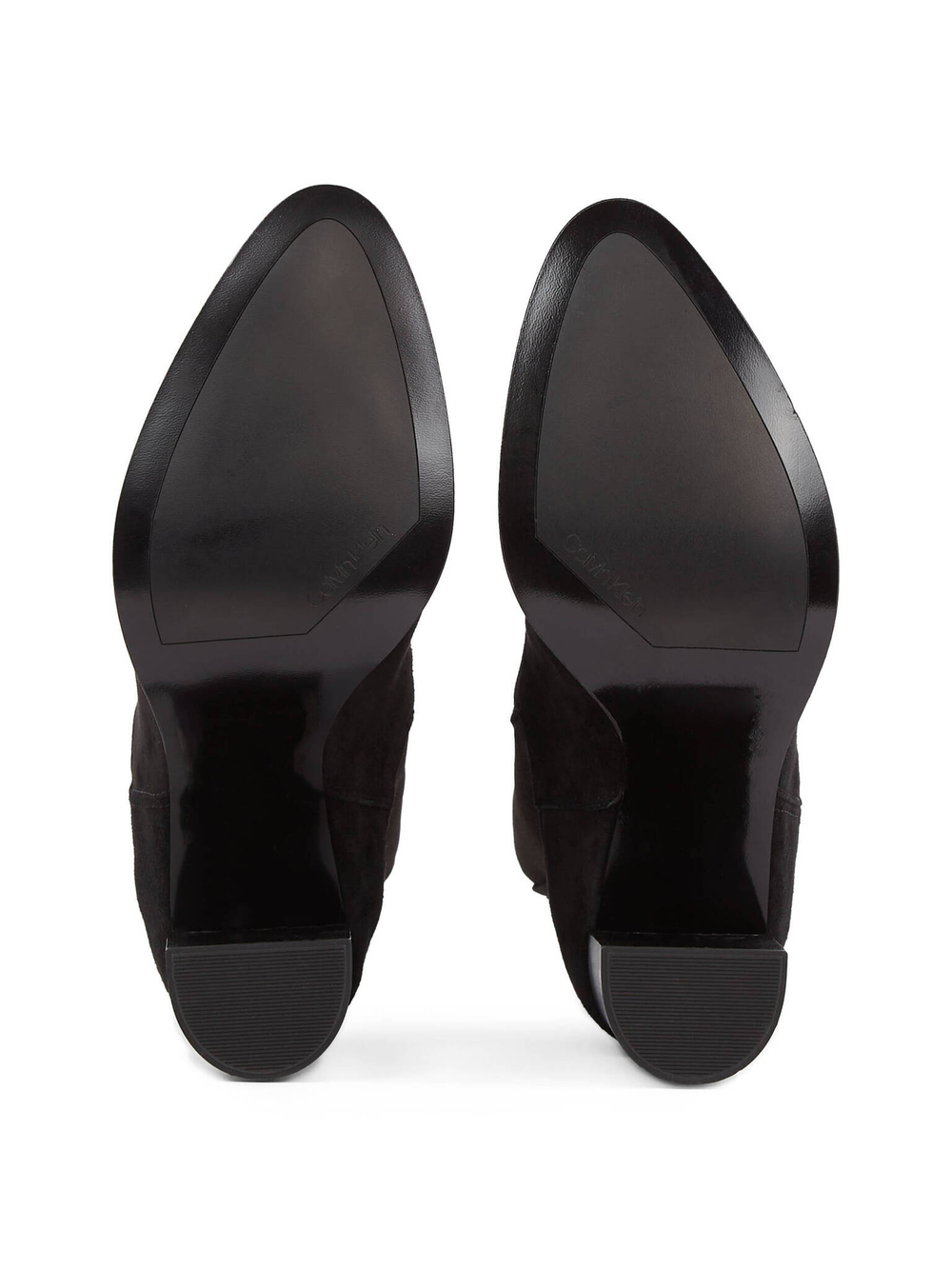 Кожаные челси на каблуке Calvin Klein - черный(HW0HW02192)