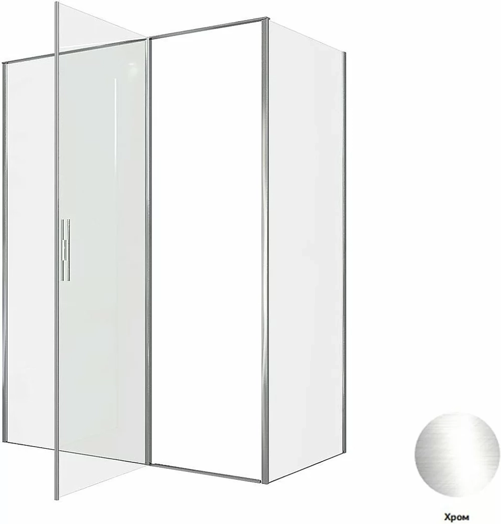 Душевой уголок Allen Brau Priority 140x80 3.31034.00 + 3.31040.00 прозрачный/хром