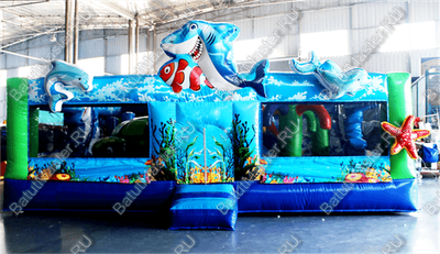 Коммерческий надувной батут "Морская звезда"