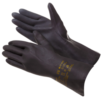 Перчатки из латекса и неопрена HD27Neo цв.черный р.10/ХL