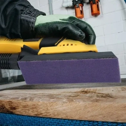 Затирочная машинка HYVST ks-06-150-3.0(ход 3.0мм) многофункциональный Электрическая эксцентриковая бесщеточная шлифмашинка