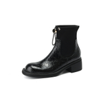 BAISHITING Cow Leather Ankle Boots 5cm Women"s