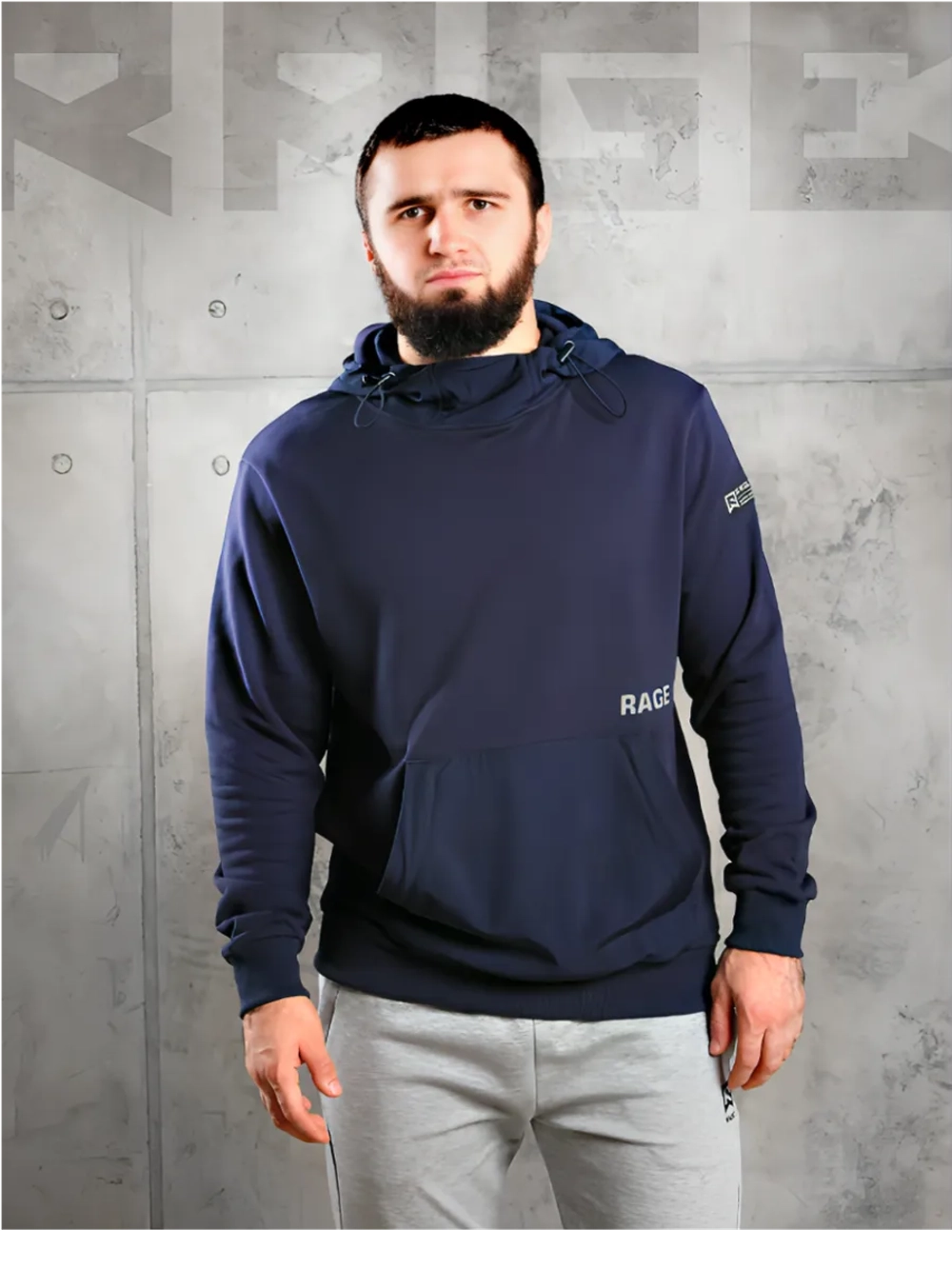 Худи с капюшоном для тренировок и спорта