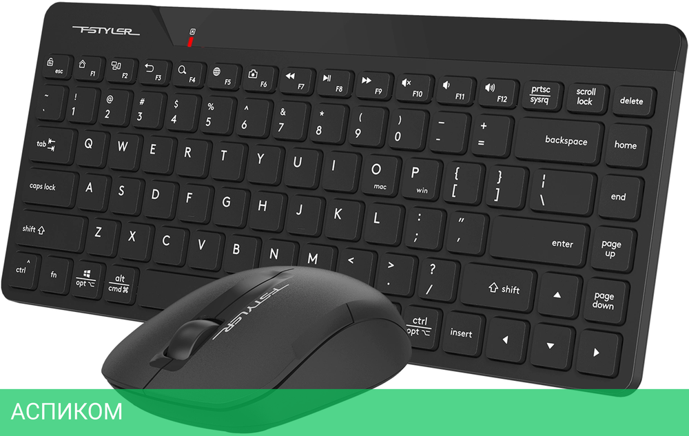 Набор периферии A4Tech Fstyler FG2200 Air2 черный