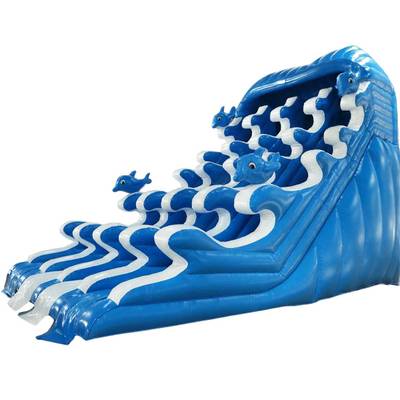 Водная надувная горка «Волна серфера», 10×6×7 м